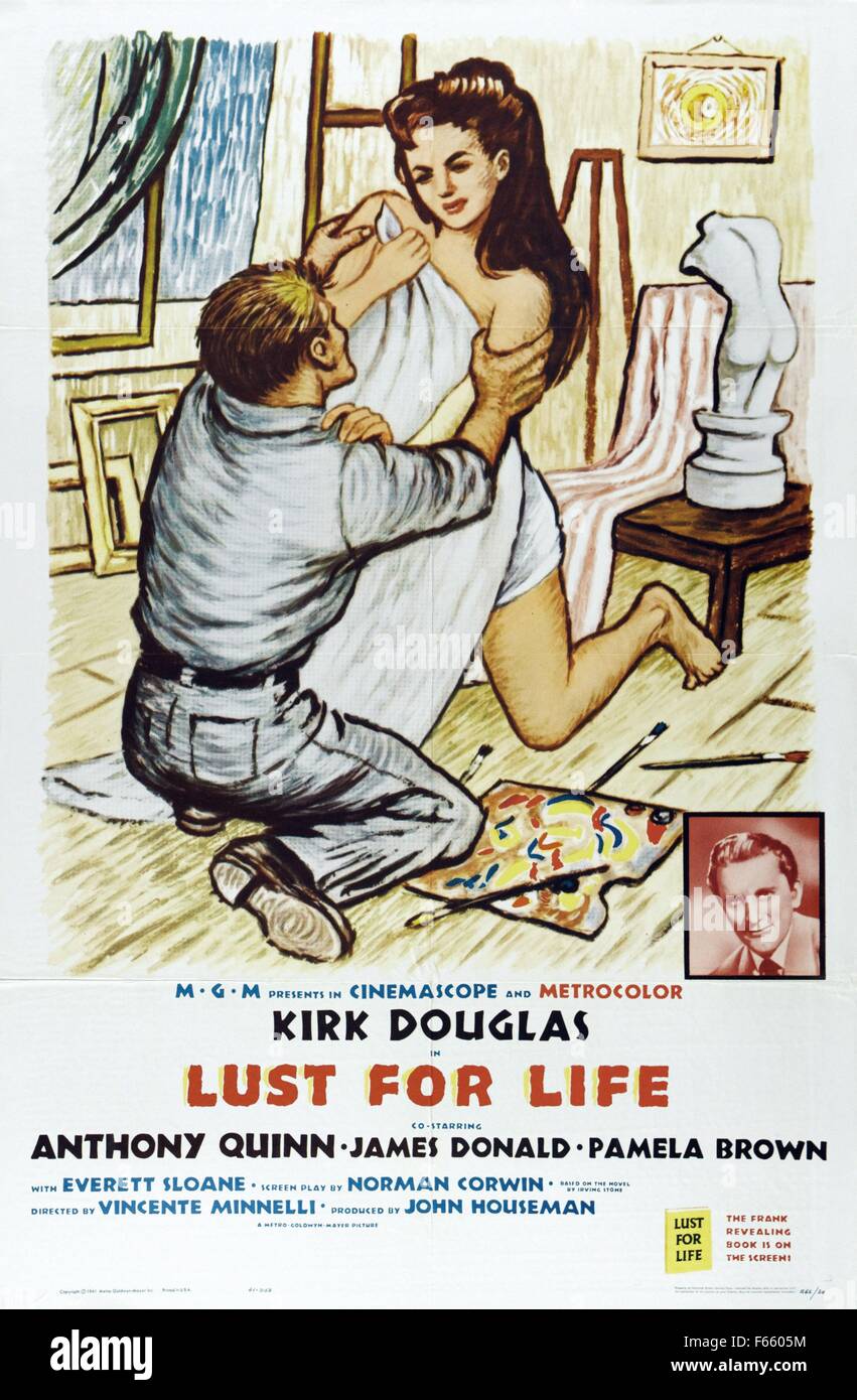 Lust for Life  Year : 1956 USA Director : Vincente Minnelli Movie poster (USA) Stock Photo