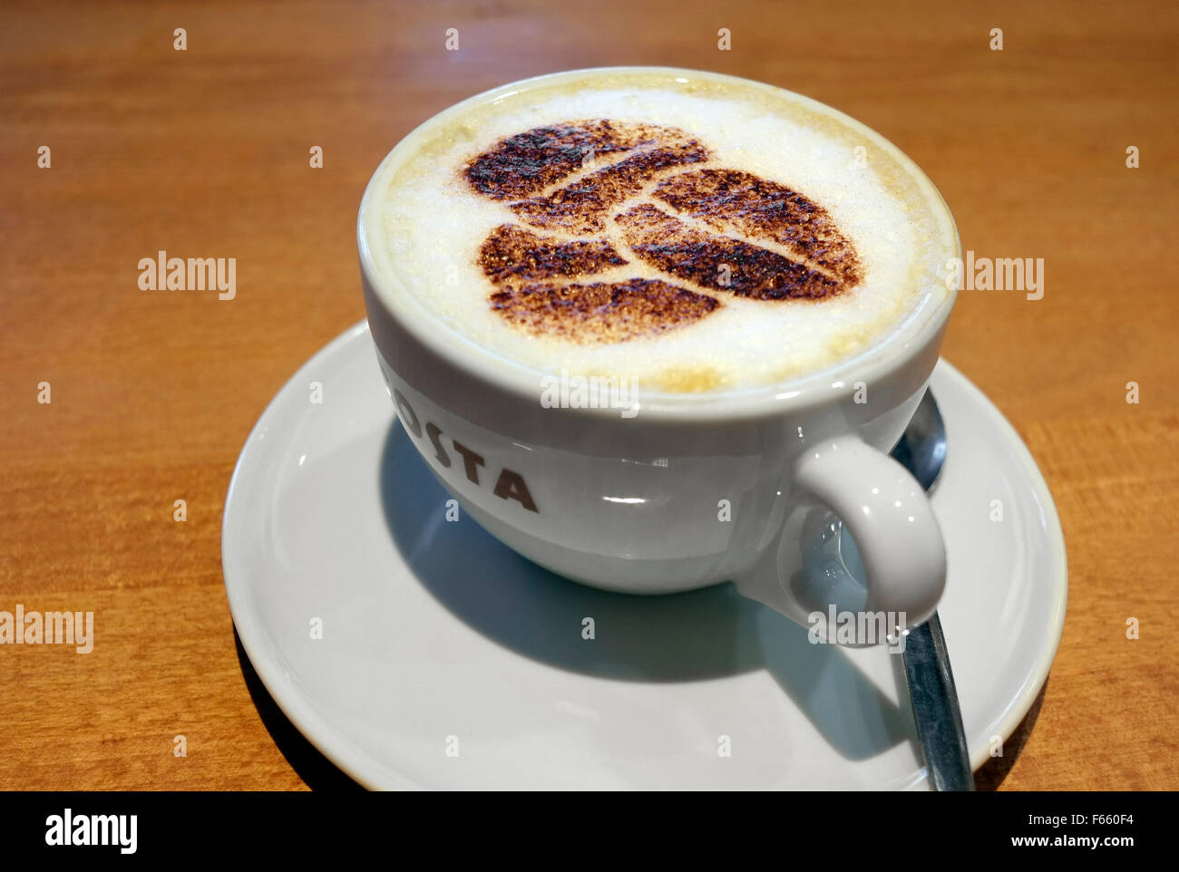 Cappuccino stencil hi-res stock photography and images - Alamy