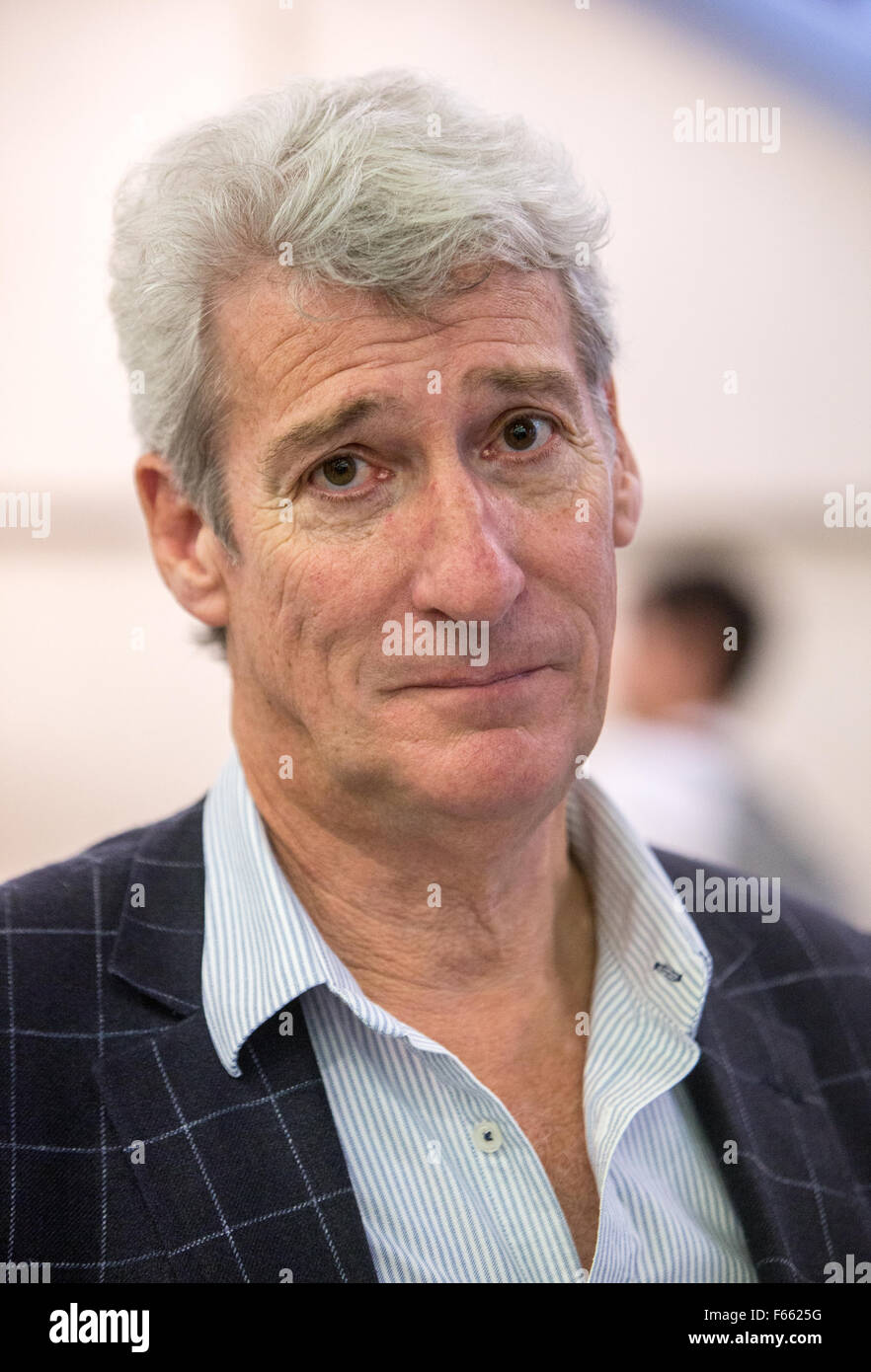 Journalist and broadcaster Jeremy Paxman in London Stock Photo