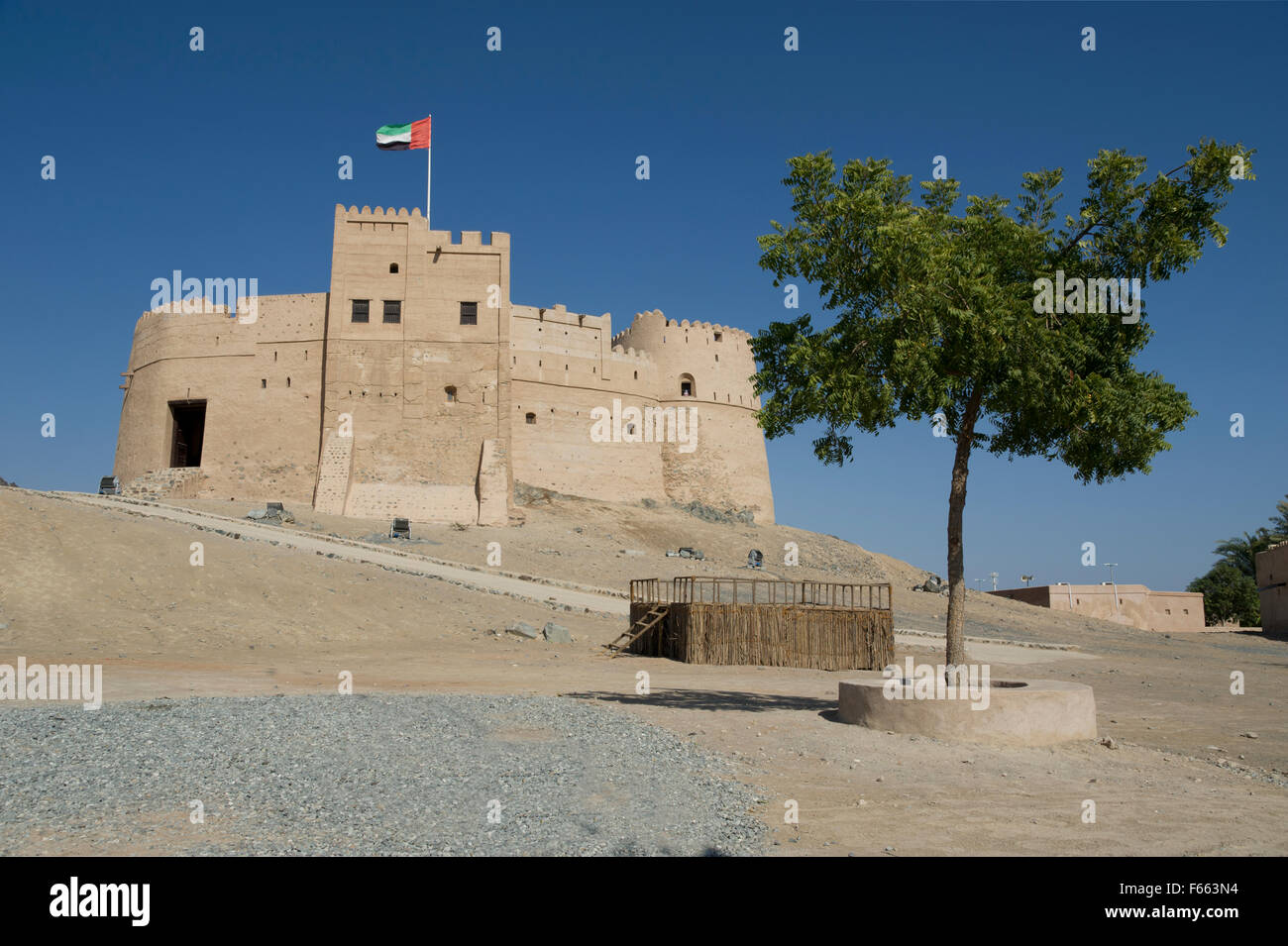 Fujairah Fortress Stock Photo