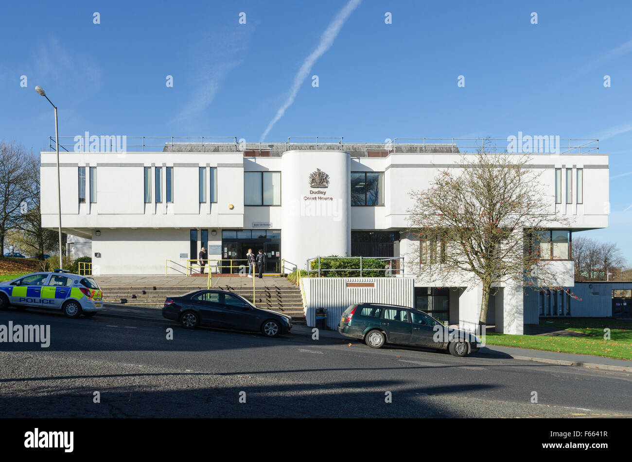 Dudley Magistrates Court building in Dudley, West Midlands Stock Photo