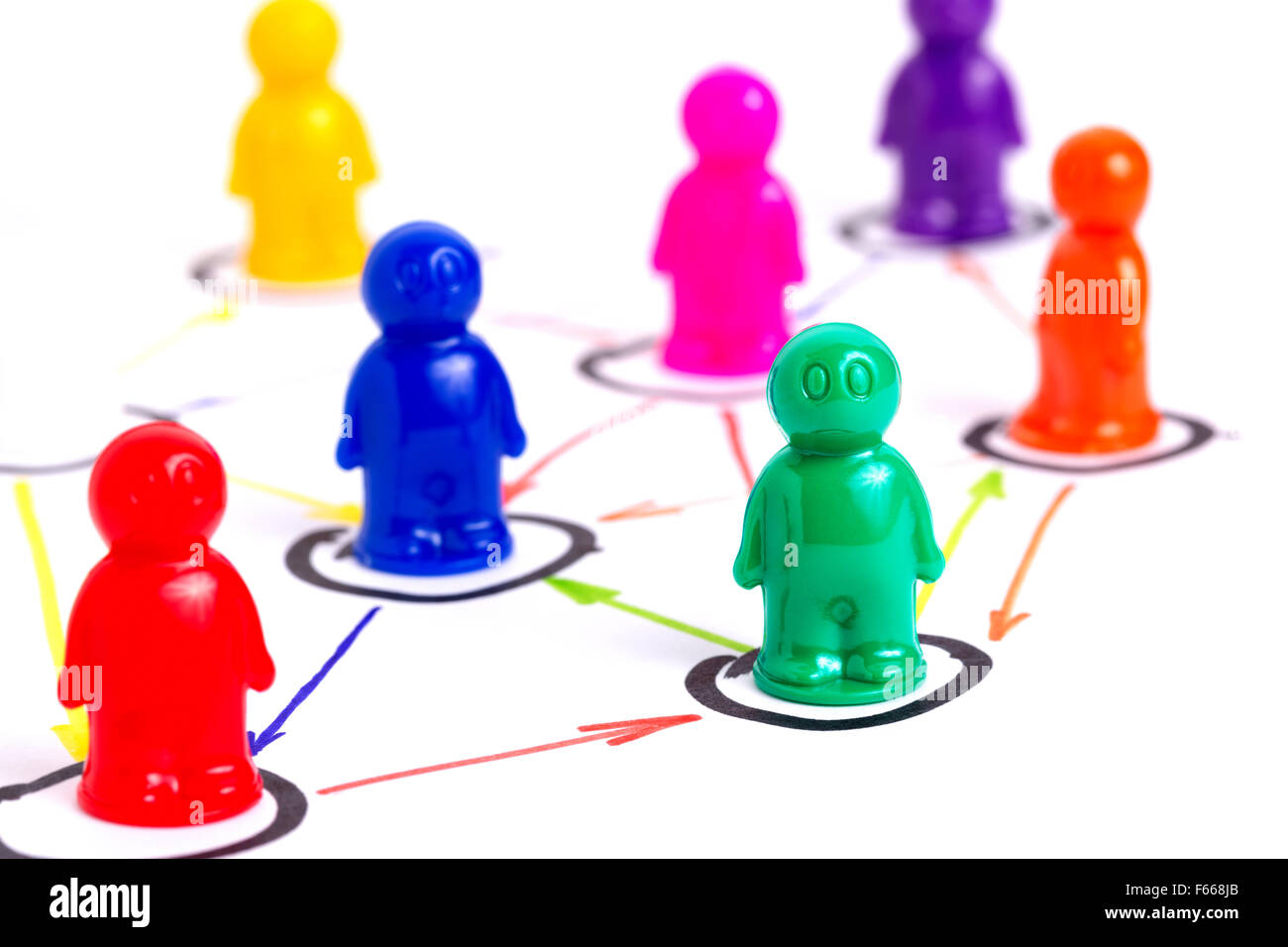 Networking, organizational groups or workgroups. Business concept ...