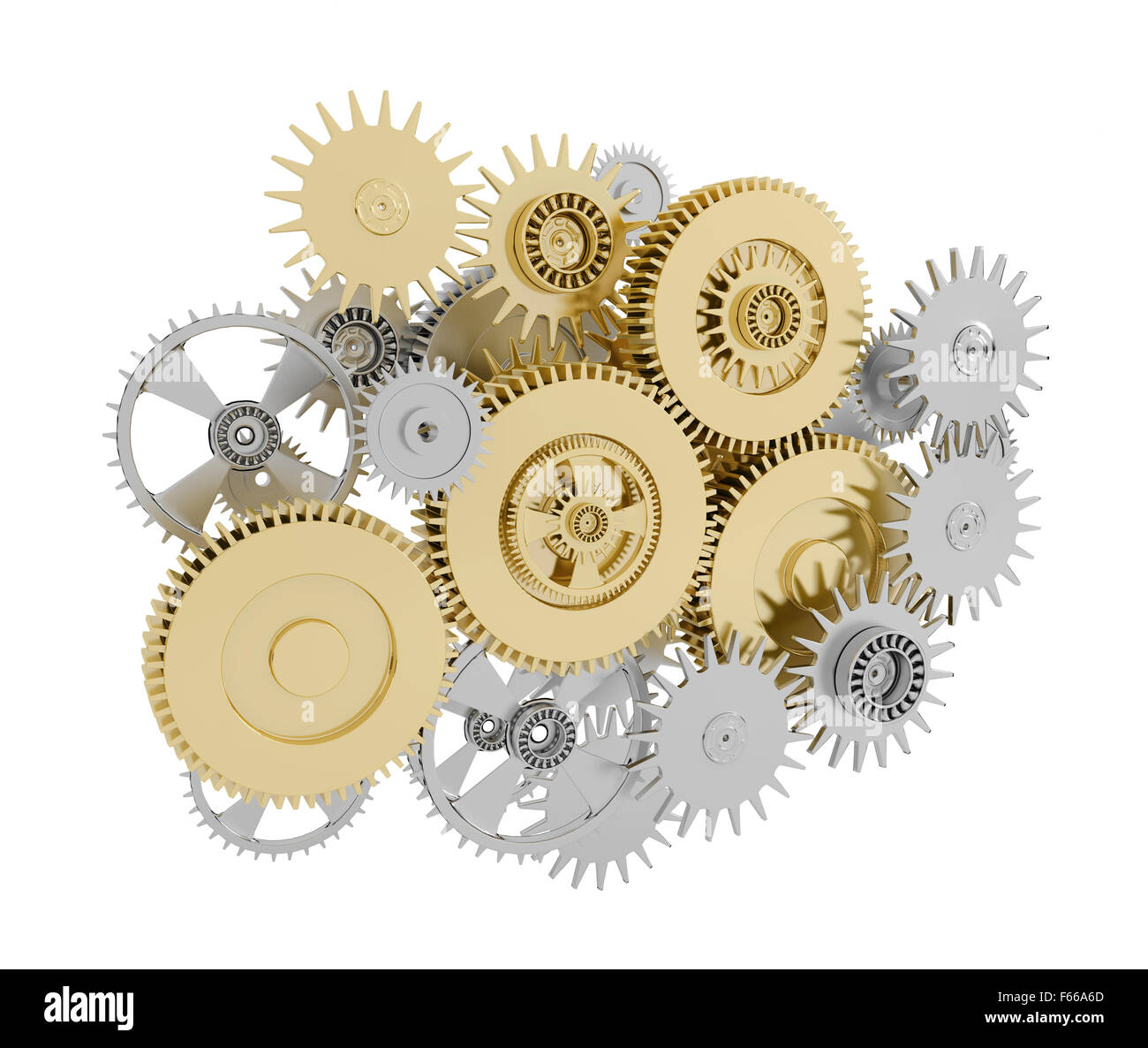 Gears with pinions Stock Photo Alamy