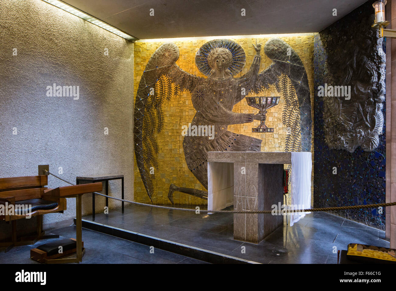 The interior of the new Coventry Cathedral, Coventry, Warwickshire ...