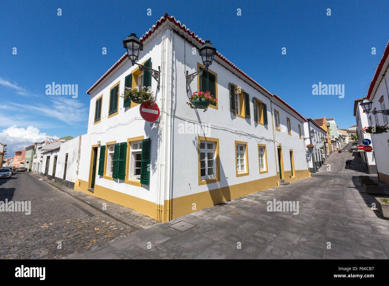 Ribeira Grande Streets, São Miguel, Azores, Portugal Stock Photo - Alamy