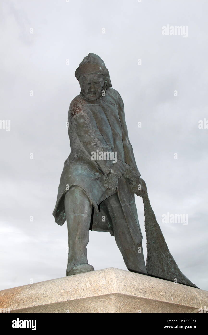 Tribute to Milford Haven Fishermen, Milford Haven, Pembrokeshire, Dyfed, Wales, Great Britain, United Kingdom UK, Europe Stock Photo