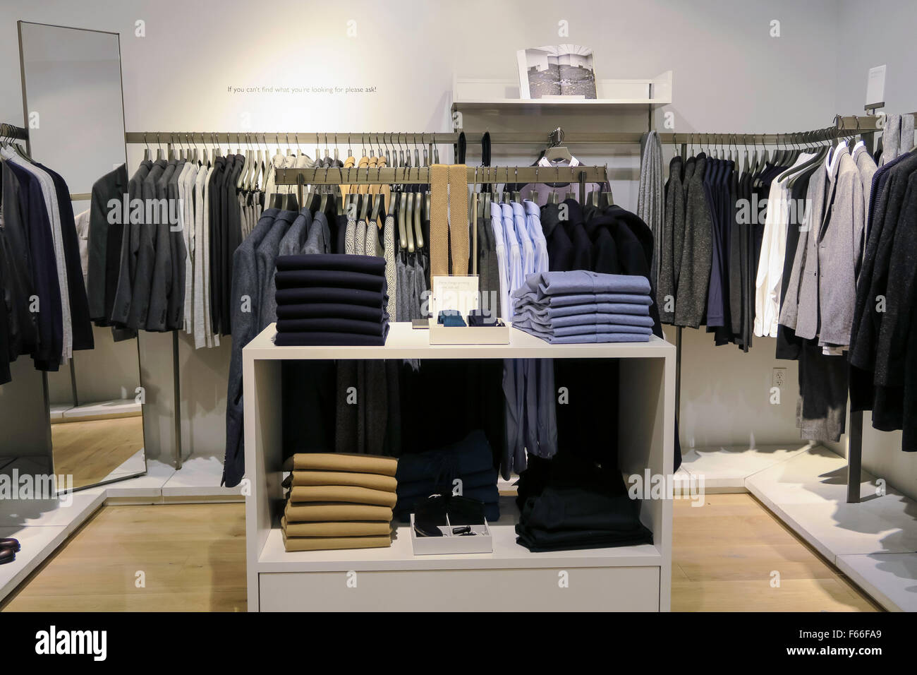 Cos Store Interior on Fifth Avenue, NYC Stock Photo - Alamy