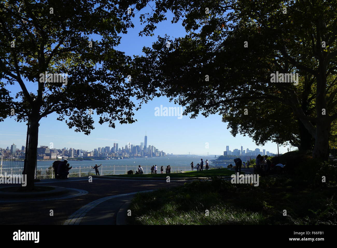 Hamilton Park in Weehawken, NJ Stock Photo Alamy