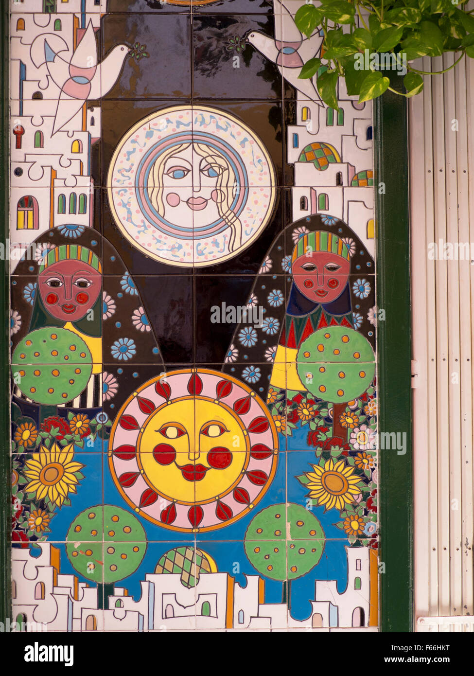 Modern Ceramic Tiled Image in Mijas is one of the most beautiful 'white' villages of the