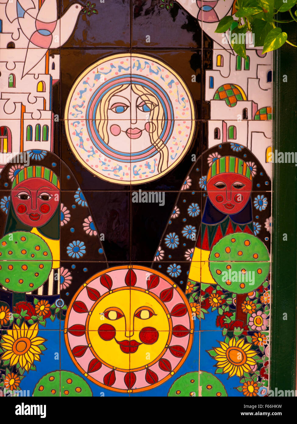 Modern Ceramic Tiled Image in Mijas is one of the most beautiful 'white' villages of the