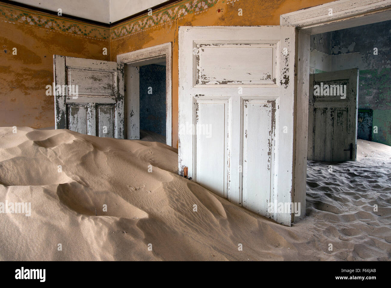 Kolmanskop ghost town, Namibia, Africa Stock Photo