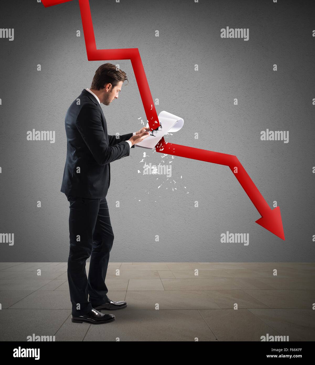 Market collapse man hi-res stock photography and images - Alamy