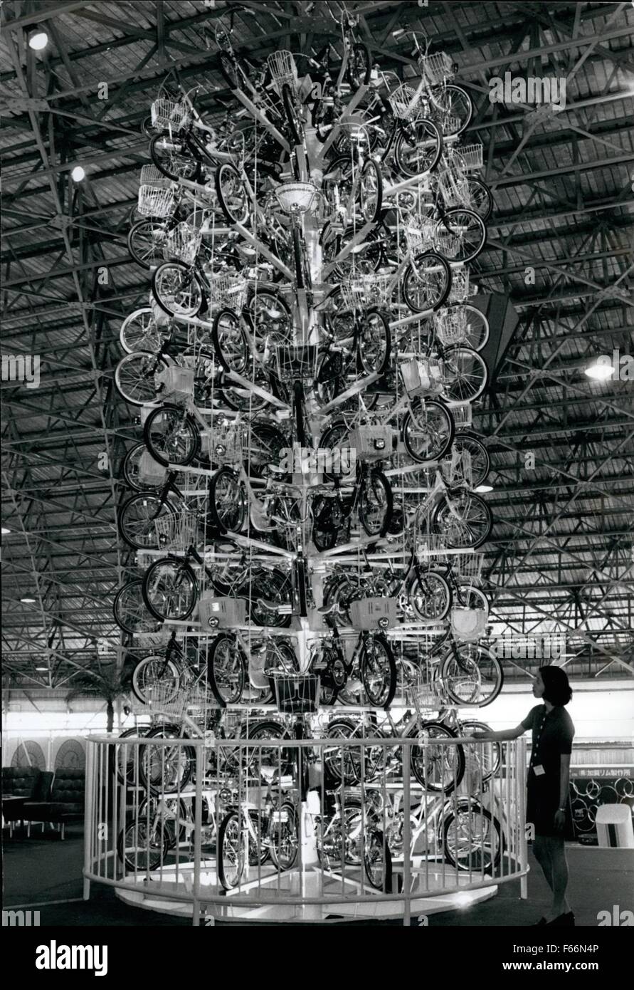 1962 Bicycle ''Tree'' In Tokyo Japanesemade bicycles are formed
