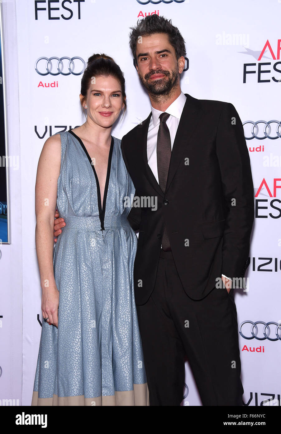 Hollywood, California, USA. 12th Nov, 2015. Lily Rabe & Hamish ...