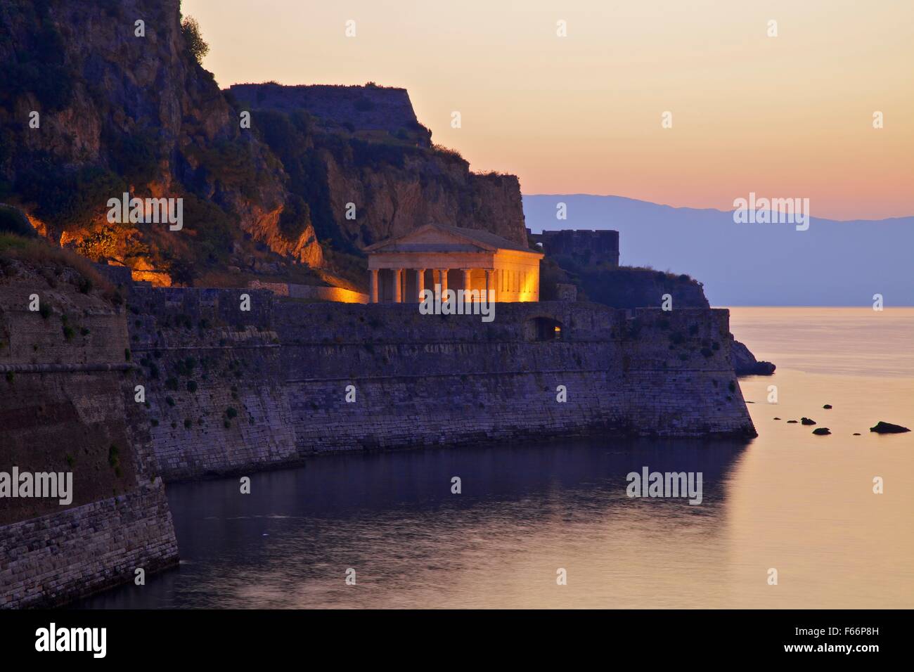 Old Fortress and Church of St. George, Corfu Old Town, Corfu, The