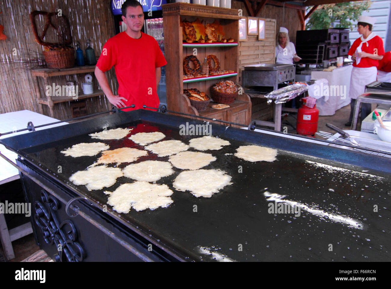 Food festival, fry, Hungary, Budapest Stock Photo - Alamy
