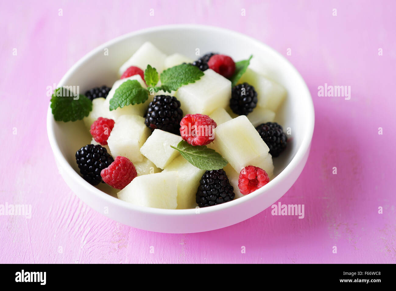 Melon fruit salad hi-res stock photography and images - Alamy