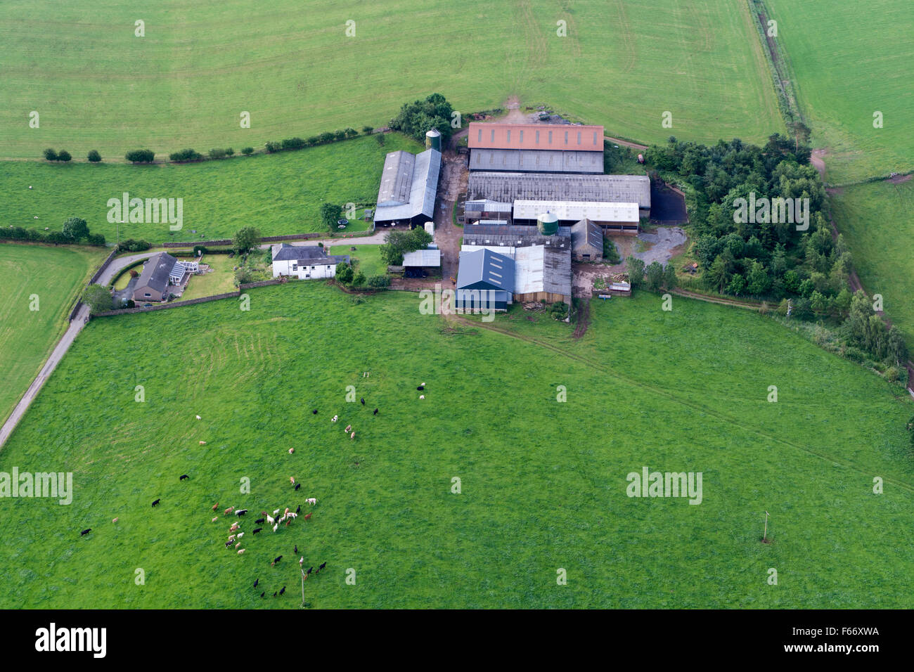 Uk farm countryside aerial hires stock photography and images Alamy