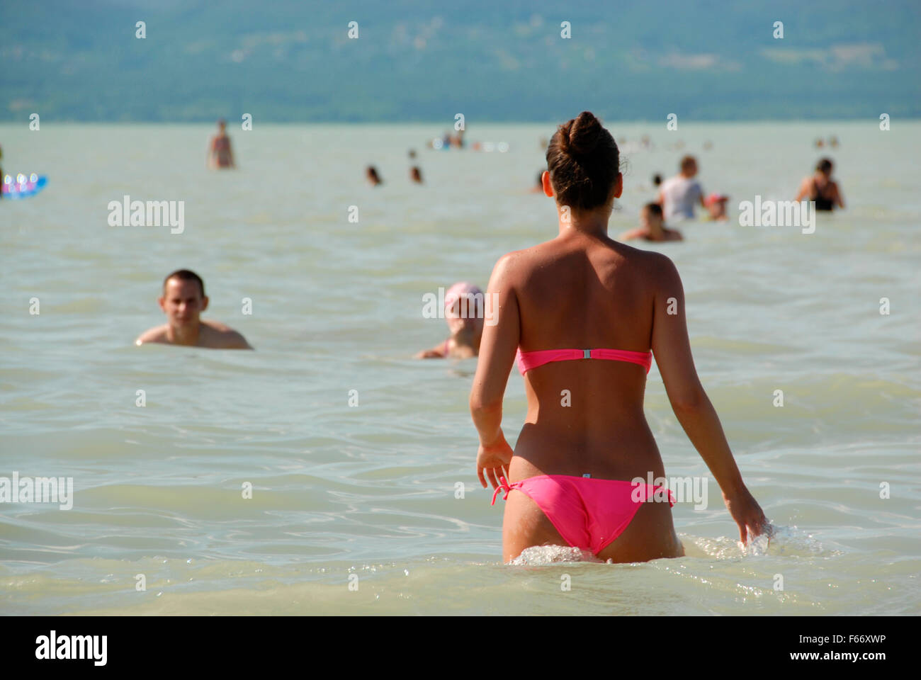 Lake Balaton; Summer, Holiday, Hungary Stock Photo - Alamy