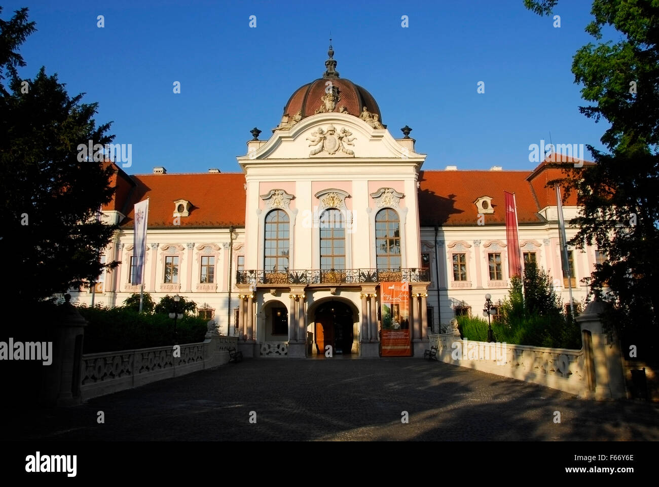 Godollo castle; royal palace; Gödöllő, Hungary Stock Photo