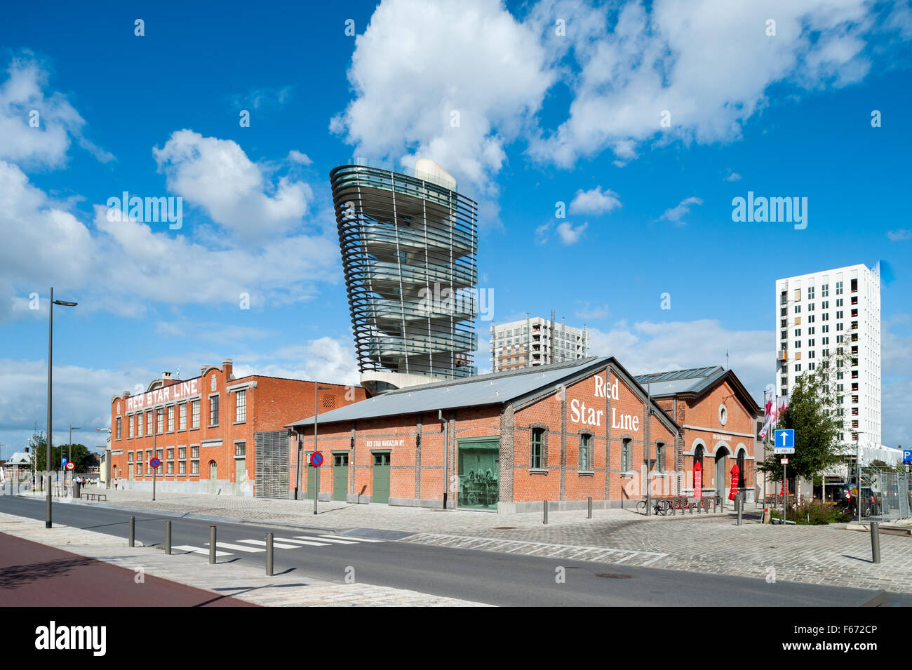 Belgium, Antwerpen - Red star line museum Stock Photo