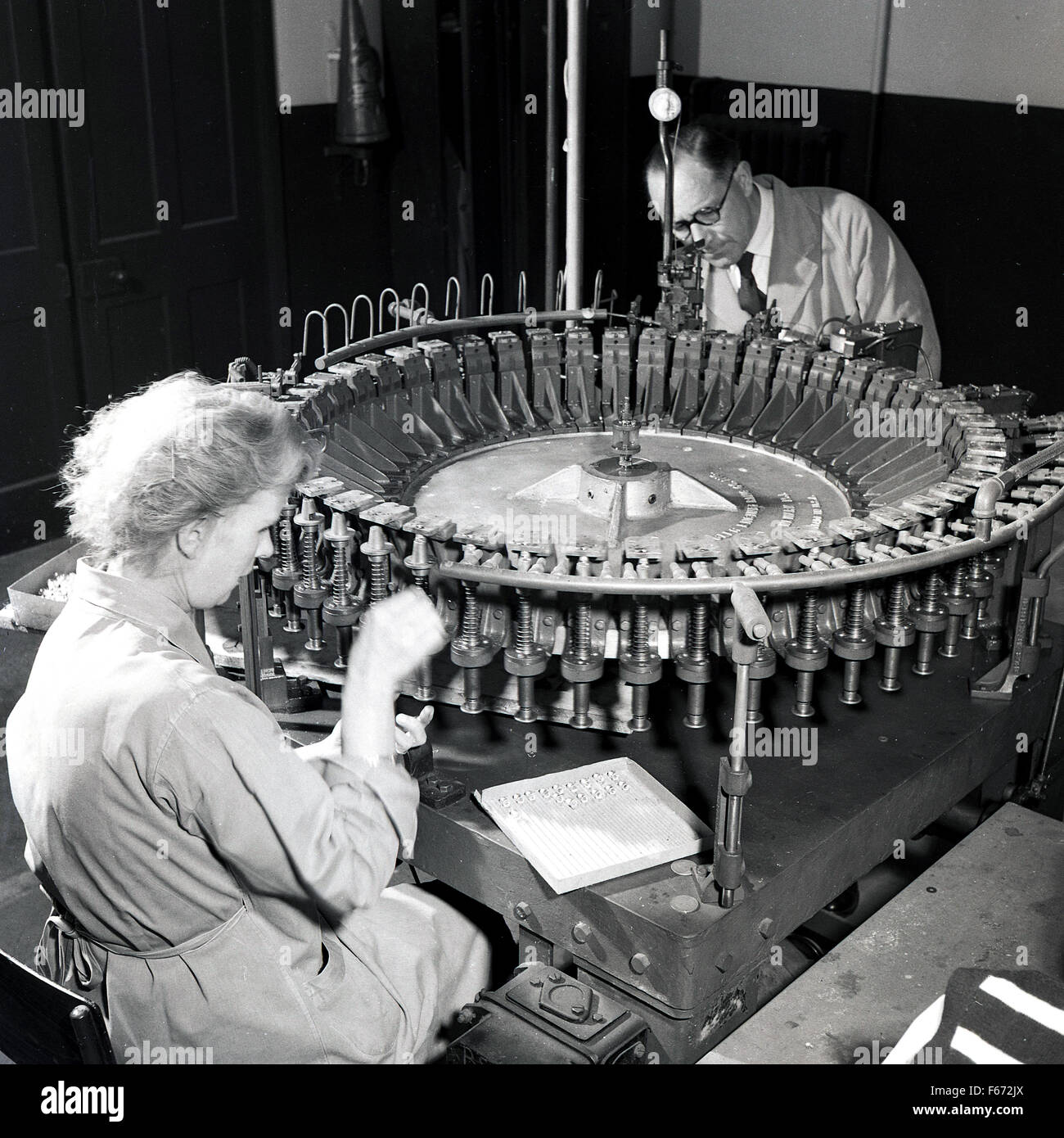 Hawker Compect Machine Starting work 1950s hi-res stock photography and images - Alamy
