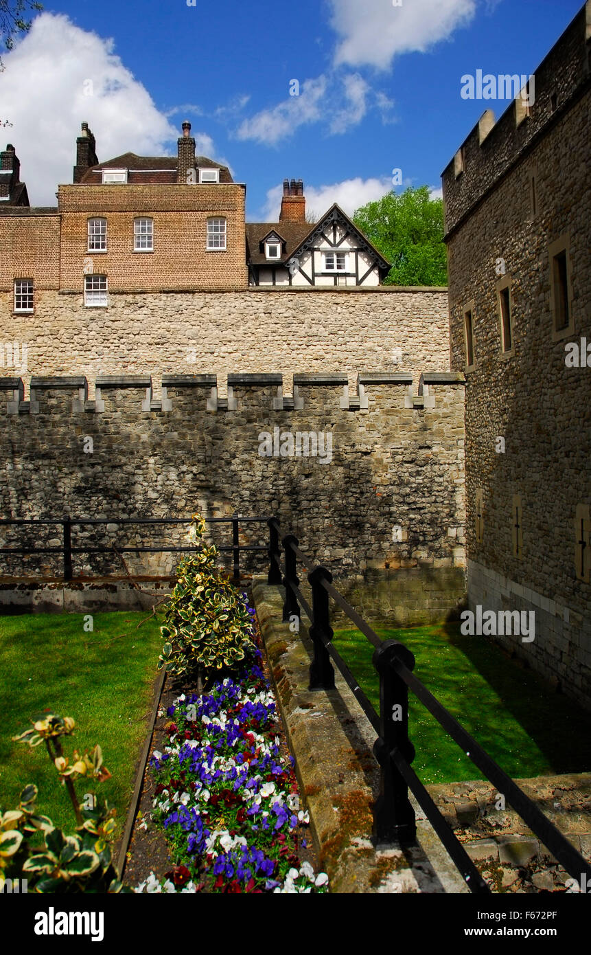 Tower of London; castle, fortress, London; UK Stock Photo