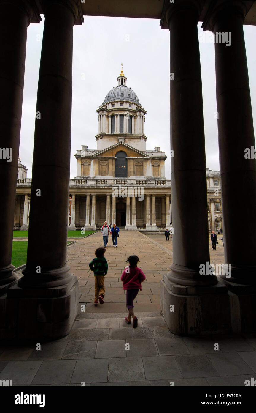 Old Royal Naval College, London; UK Stock Photo Alamy