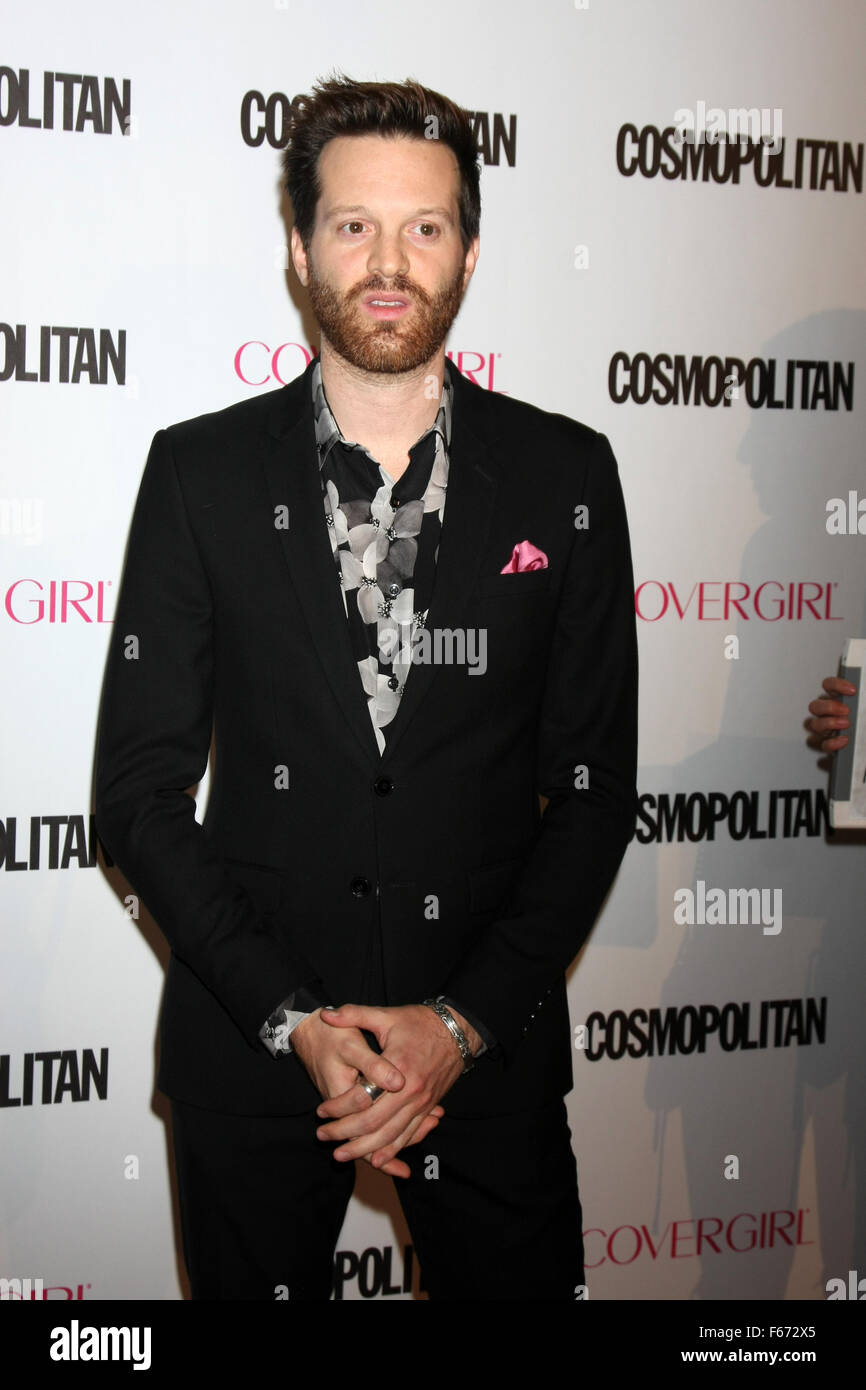 Cosmopolitan Magazine's 50th Anniversary Party  Featuring: Mayer Hawthorne Where: Los Angeles, California, United States When: 13 Oct 2015 Stock Photo