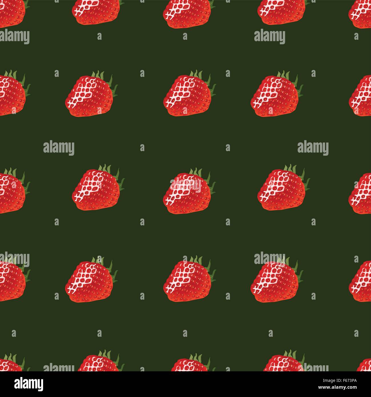 Seamless pattern with strawberry Stock Vector Image & Art - Alamy