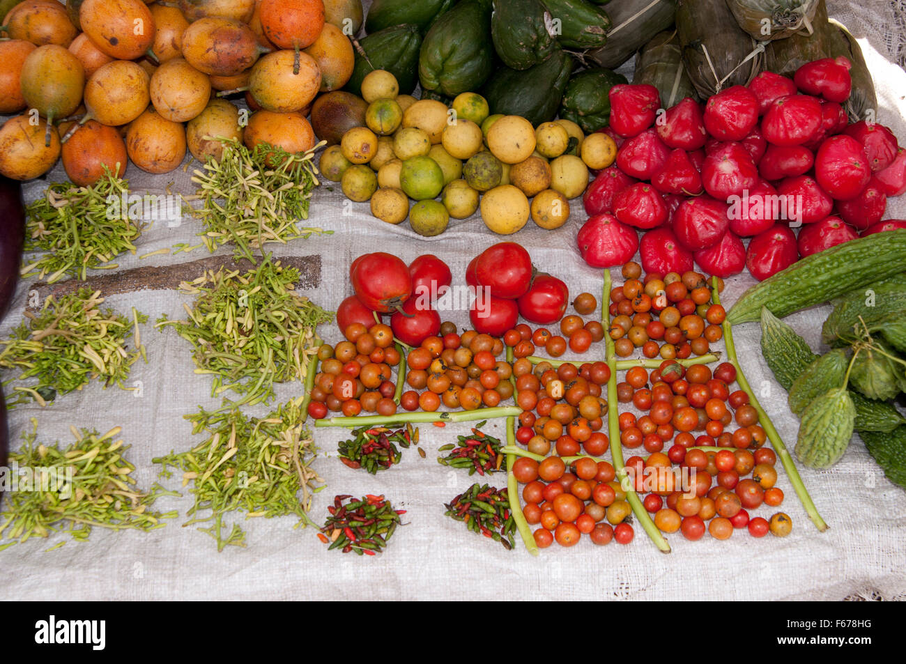 food market Indonesia Stock Photo - Alamy