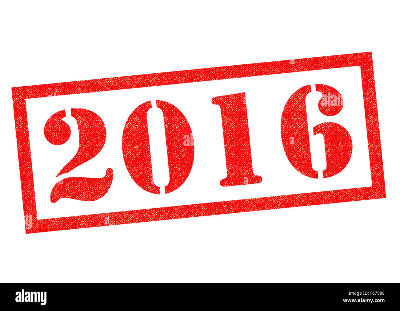 2016 red Rubber Stamp over a white background Stock Photo - Alamy
