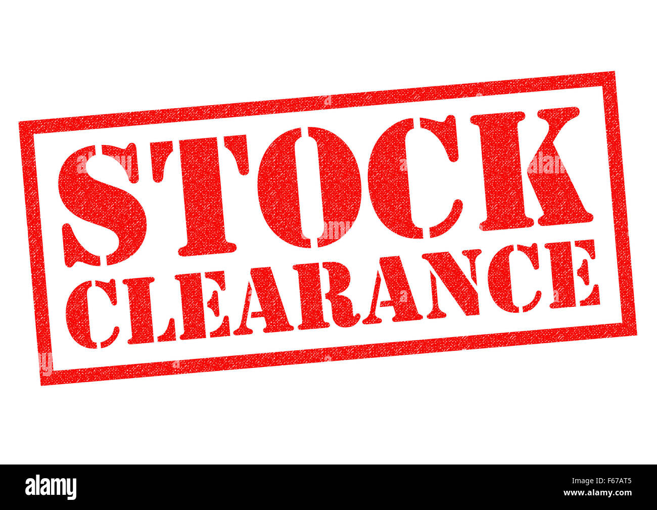 Stock clearance hi-res stock photography and images - Alamy
