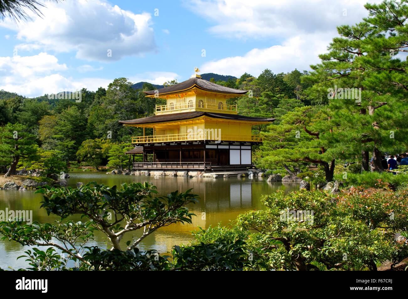 Kinkaku-ji world heritage golden temple Japan Kyoto Stock Photo