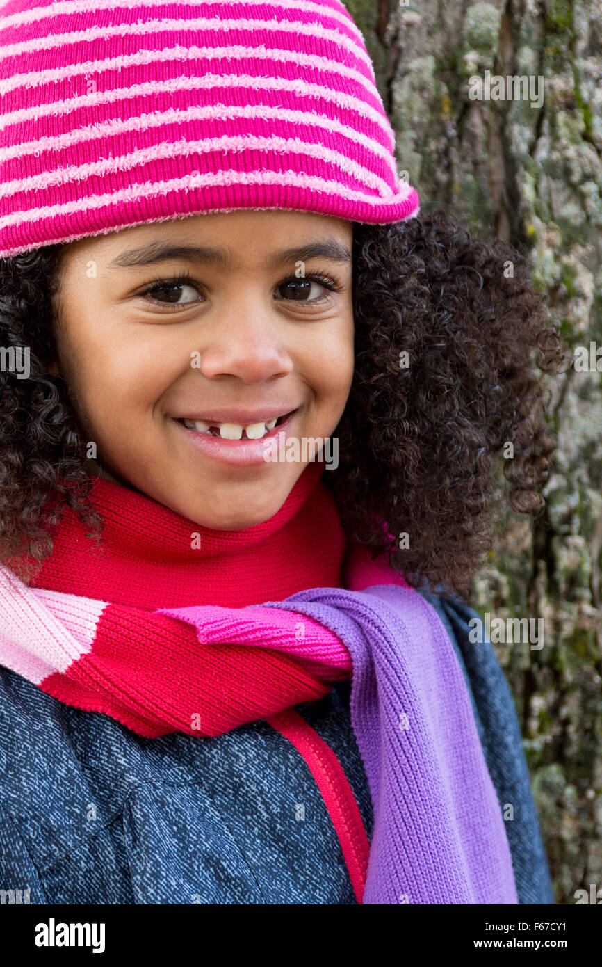 Child on autumn season portrait Stock Photo - Alamy