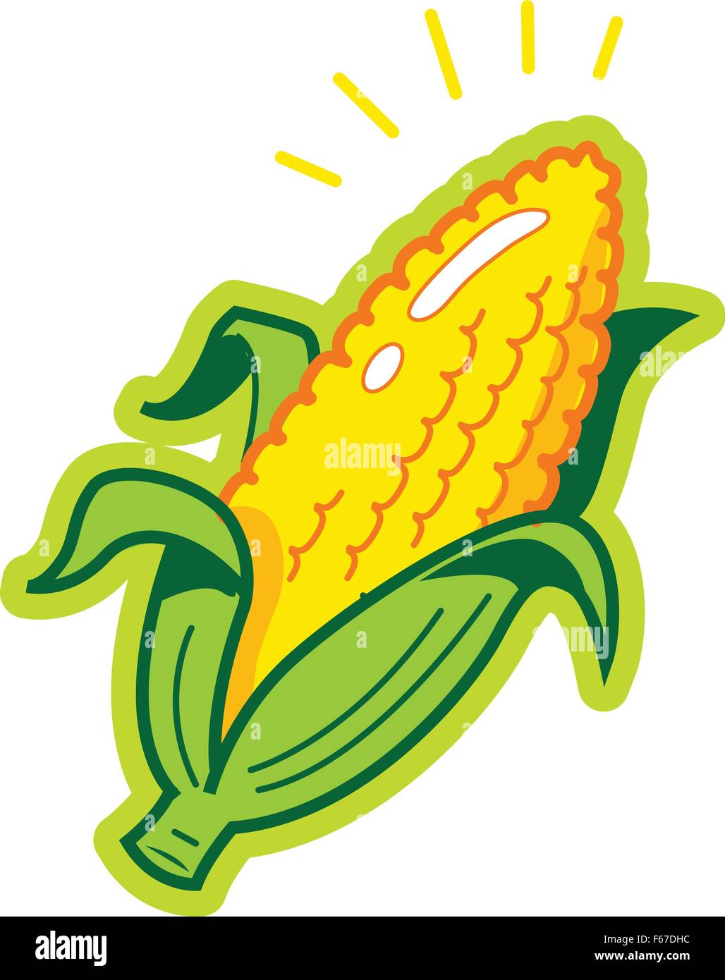 Ear of Corn Stock Vector