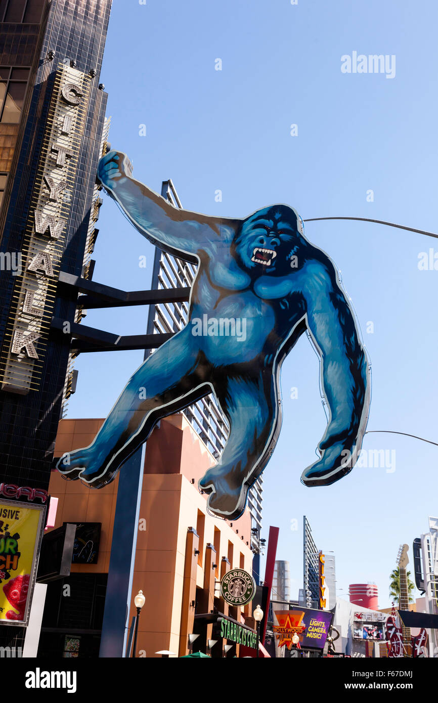 King Kong at Universal Studio in Hollywood.Hollywood, Los Angeles