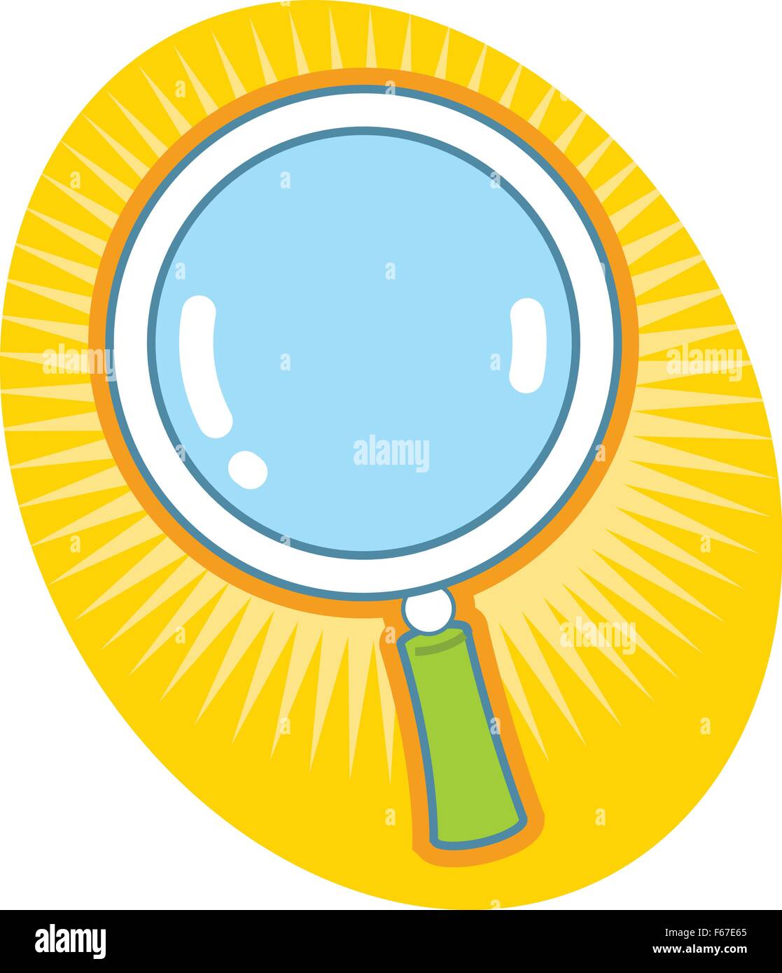 Magnifying glass icon Stock Vector Images Alamy
