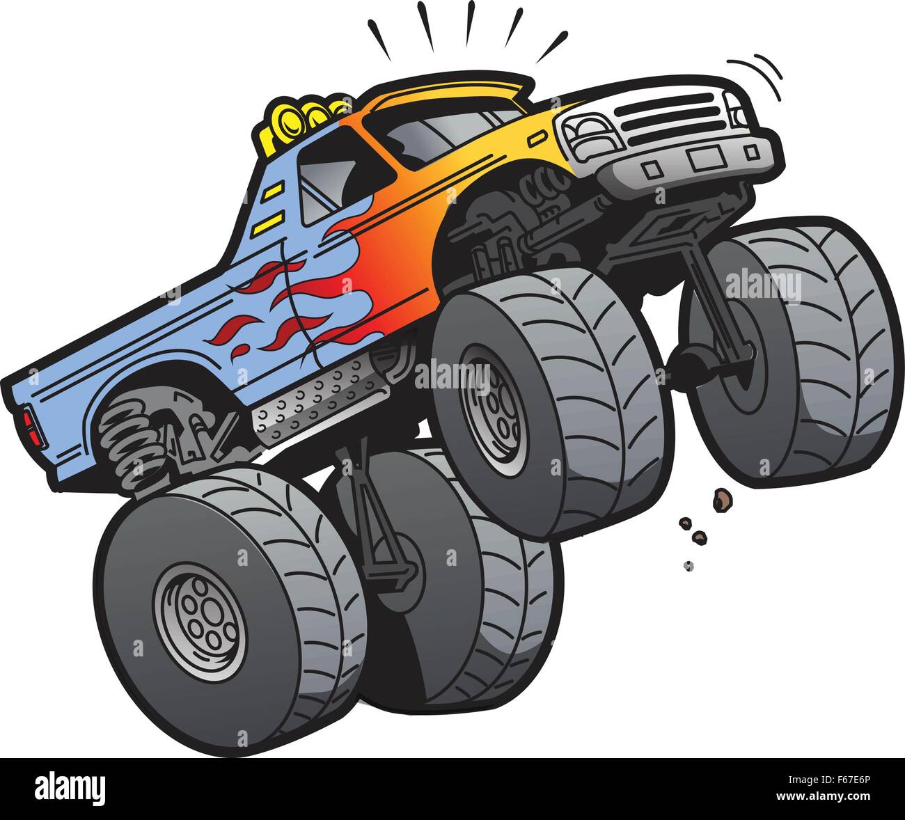 Monster Truck Cartoons and Comics - funny pictures from CartoonStock