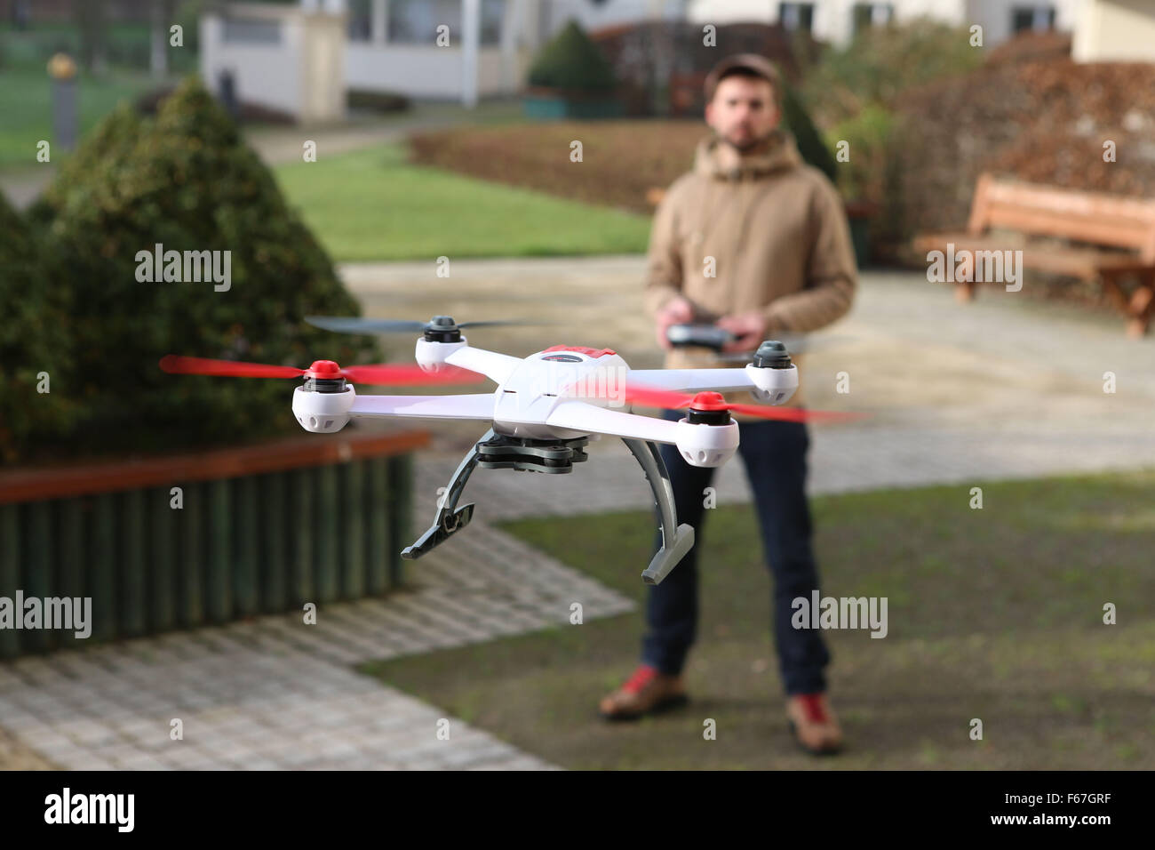 Generic illustration on the theme of recreational drones (unmanned