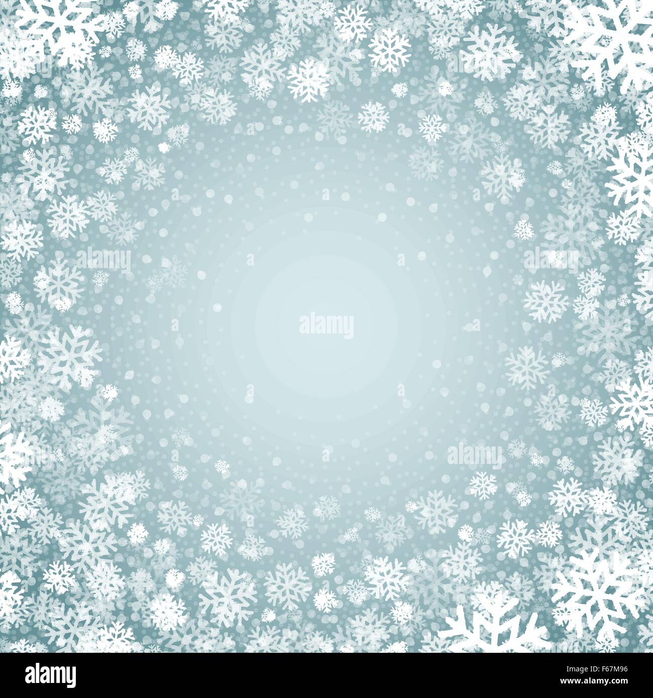 Blue background with snowflakes. Vector illustration Stock Vector Image ...