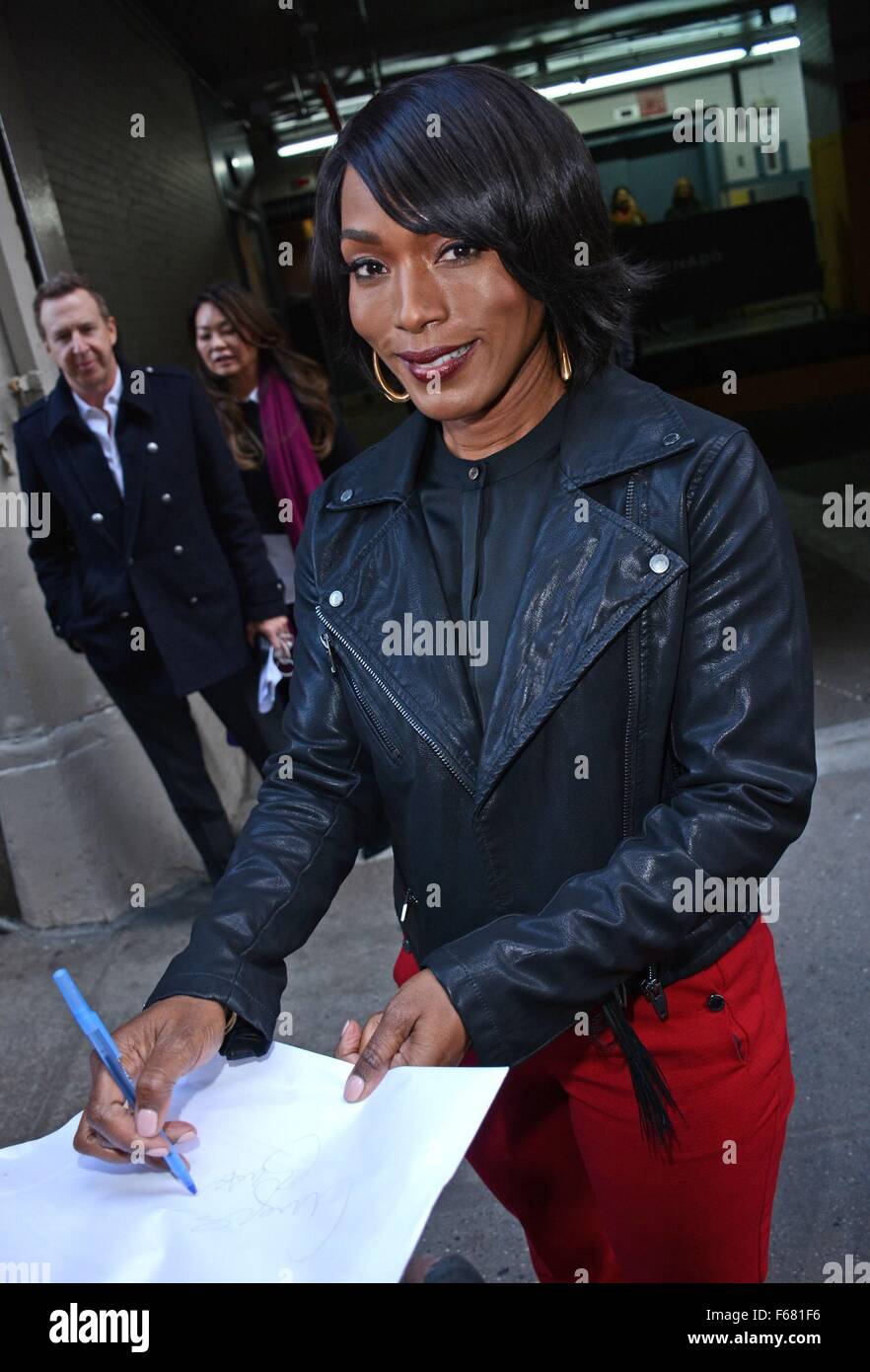 New York, NY, USA. 13th Nov, 2015. Angela Bassett out and about for