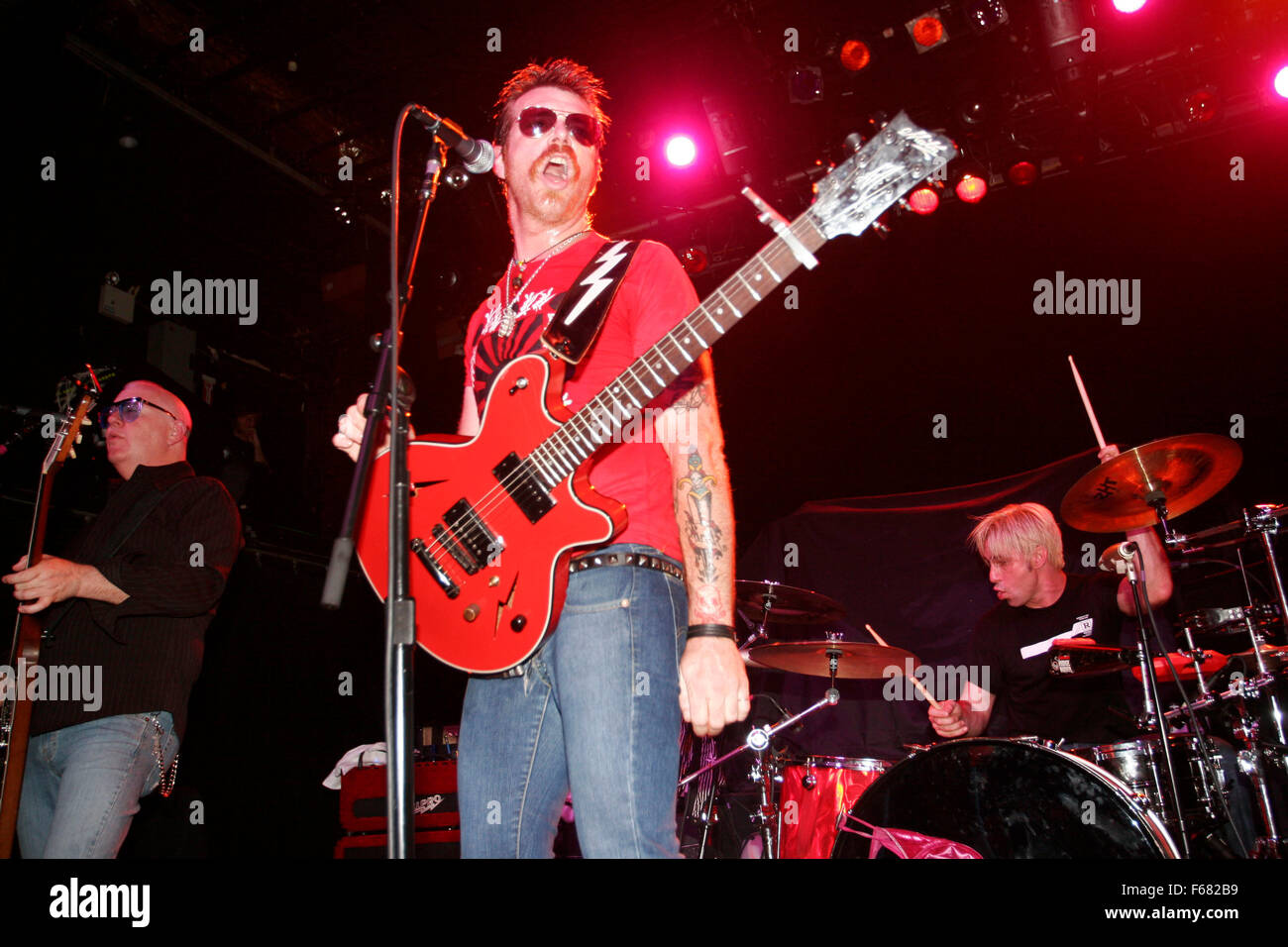 Jul 22, 2006; New York, NY, USA; Lead singer JESSE 'Boots Electric