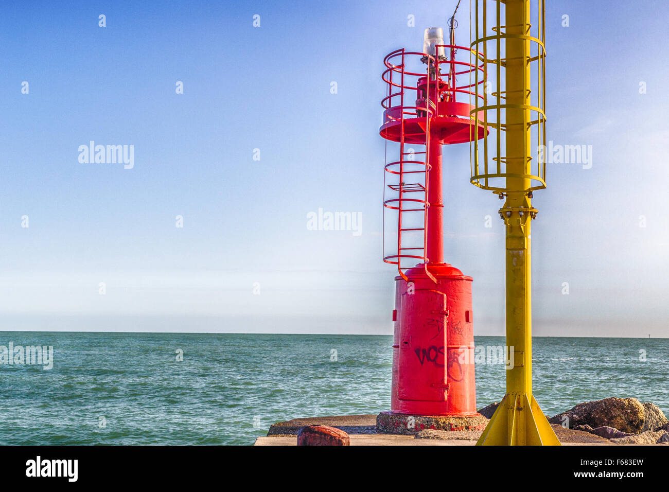Red yellow lighthouse hires stock photography and images Alamy