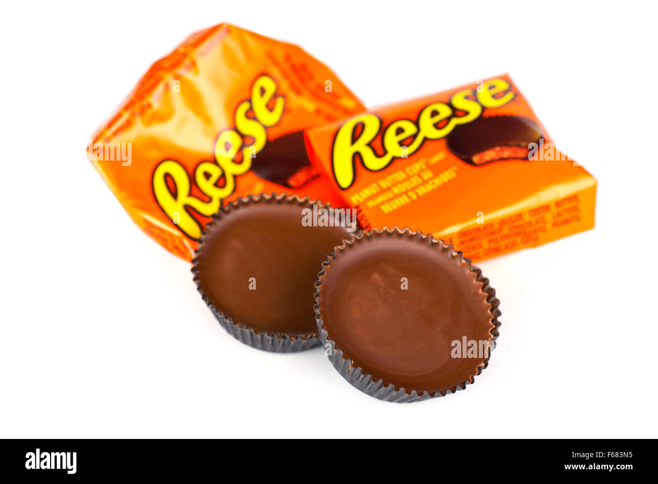 Reese's  Peanut Butter Cup Cups Stock Photo