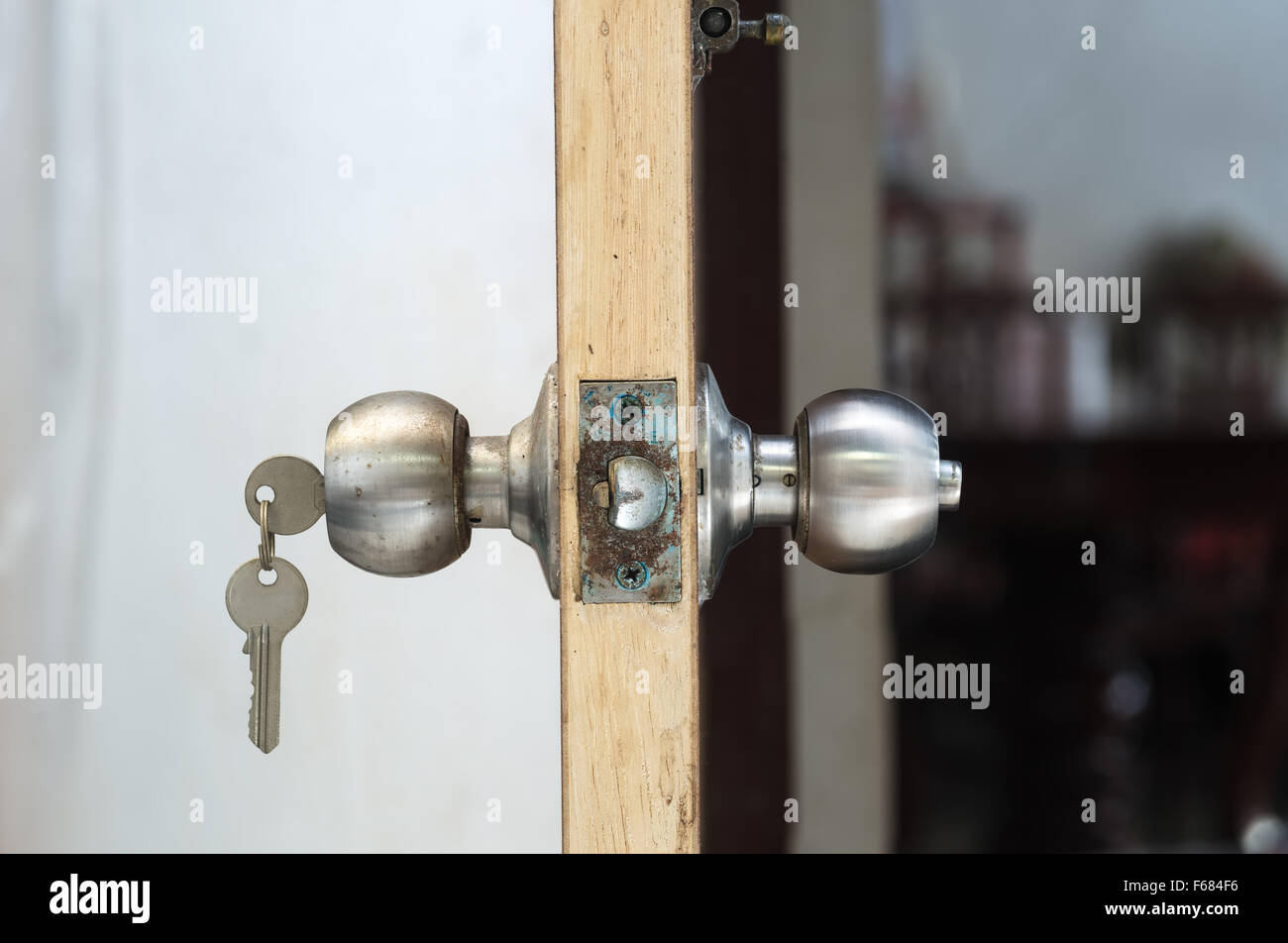 old doorknob Stock Photo