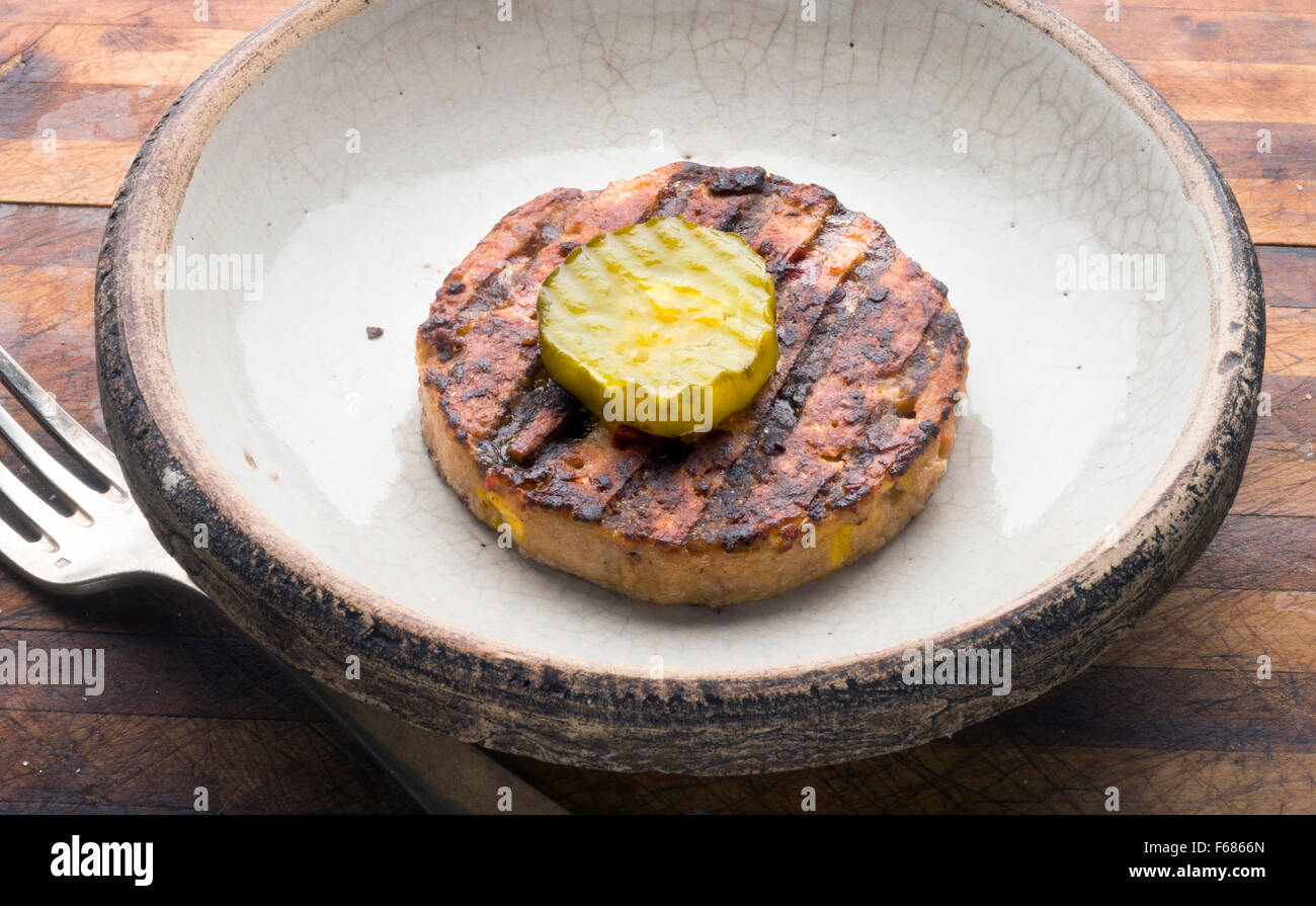 veggie burger Stock Photo