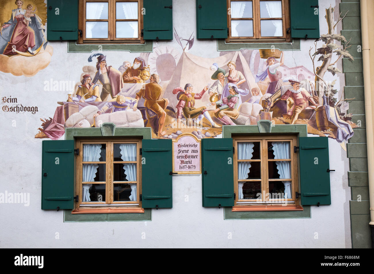 Painting mittenwald german art hi-res stock photography and images - Alamy