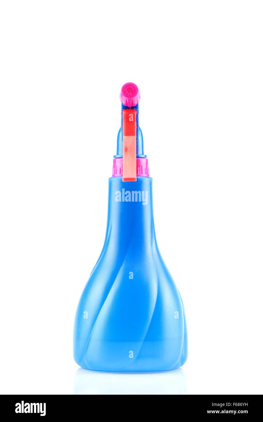 Colorful foggy spray bottle isolated on white background Stock Photo ...