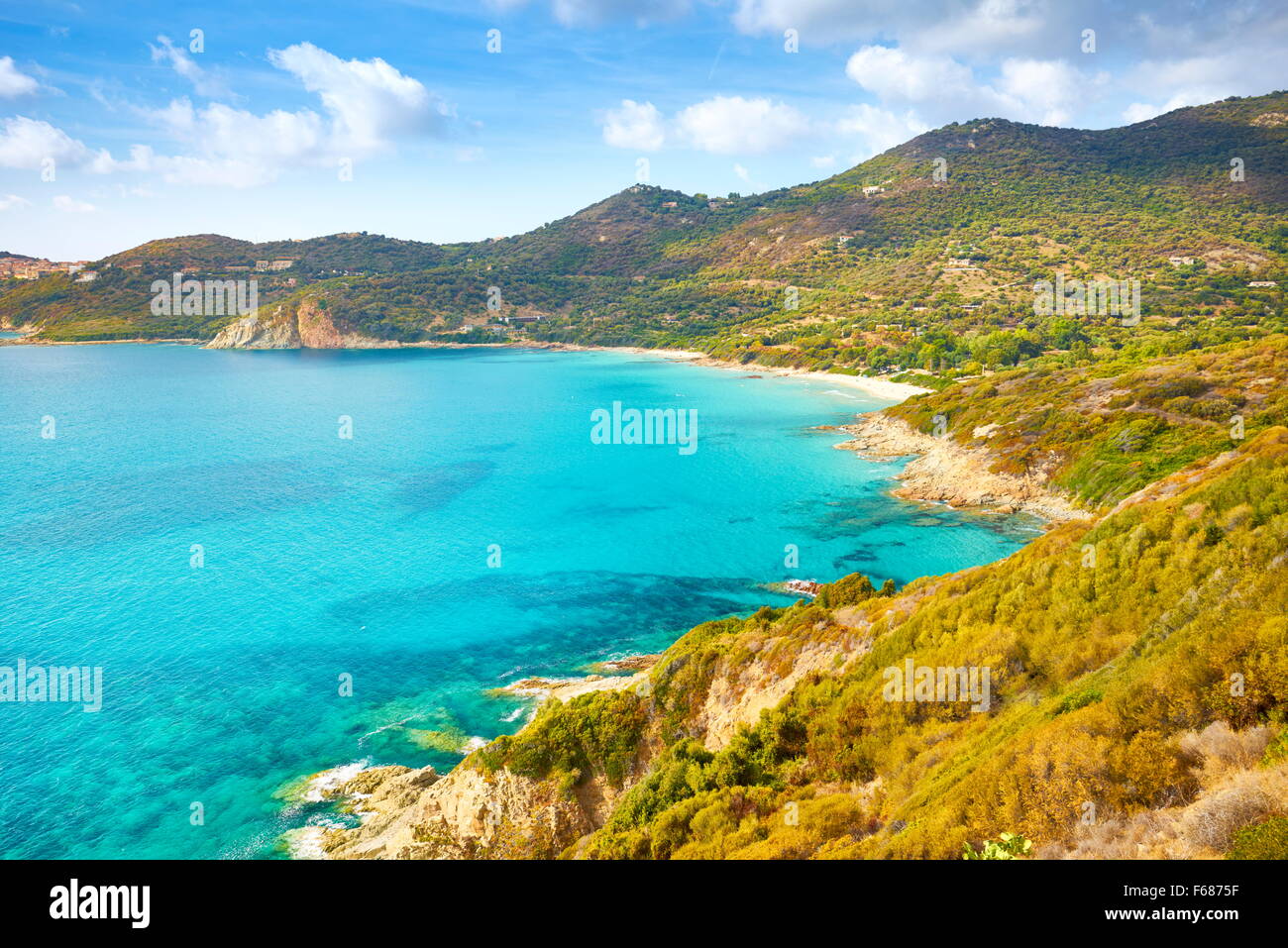 Golfe de Sagone, West Coast, Corsica Island, France Stock Photo